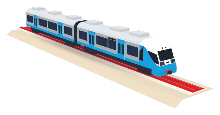 A PRASA (Metrorail) train